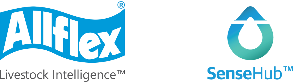 Allflex Livestock Intelligence and SenseHub logos
