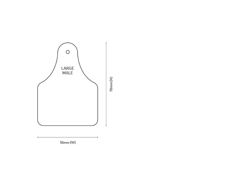 Visual Tag - Large Male